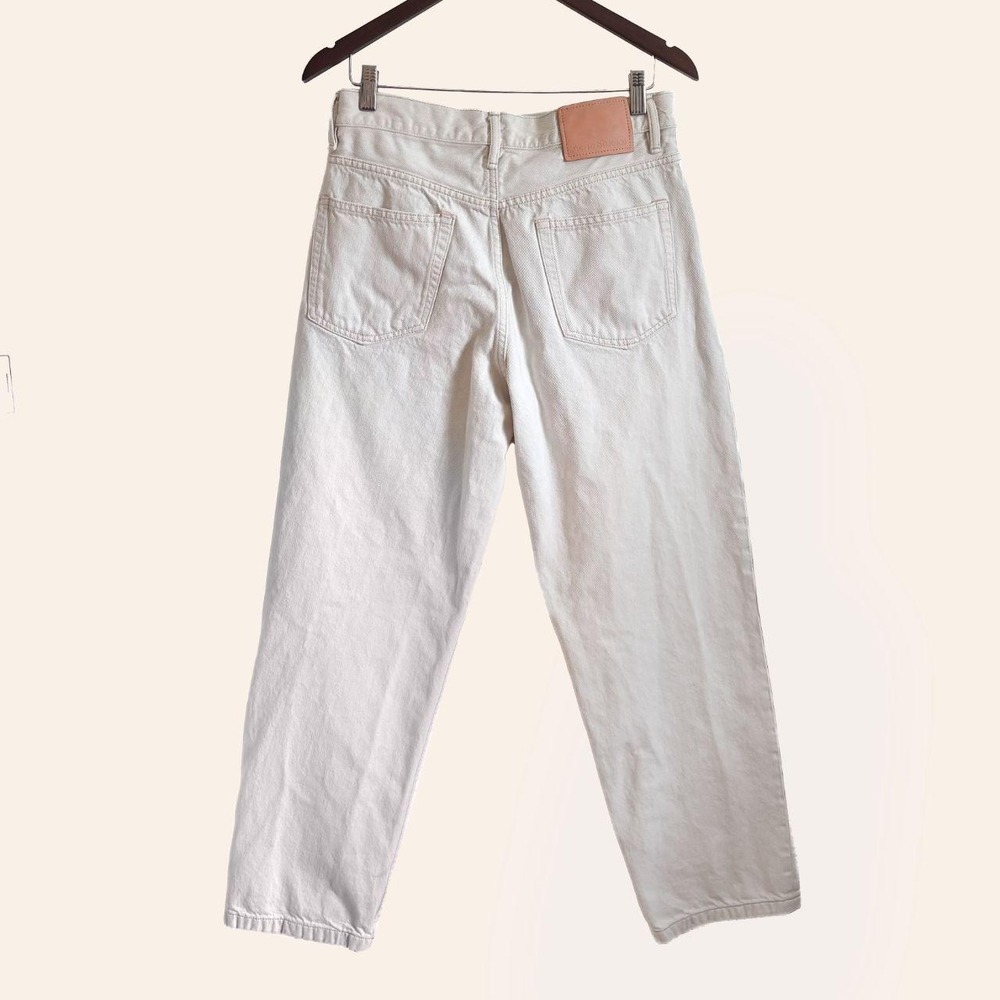 Acne Studios Cream Straight Leg Jeans Size 29